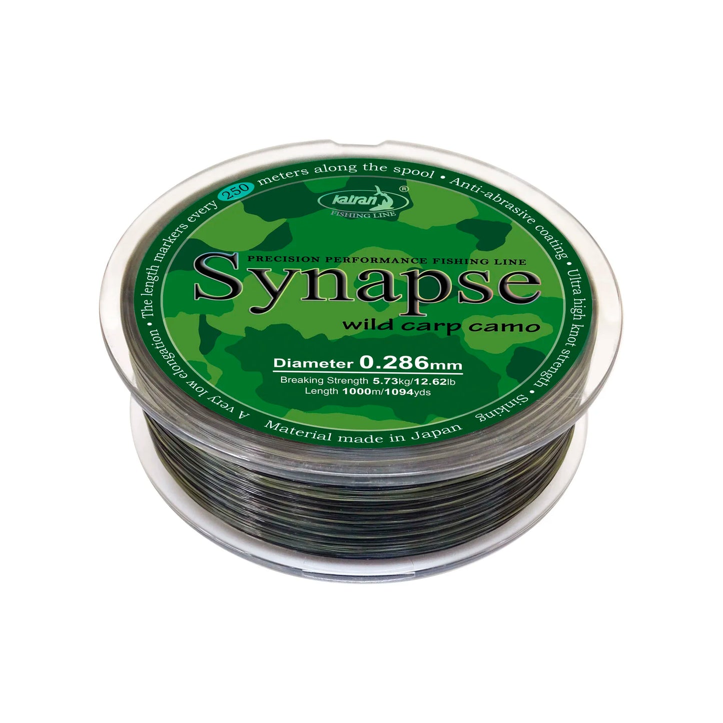 KATRAN KATRAN Fishing Line SYNAPSE Wild Carp camo - Parkfield Angling Centre