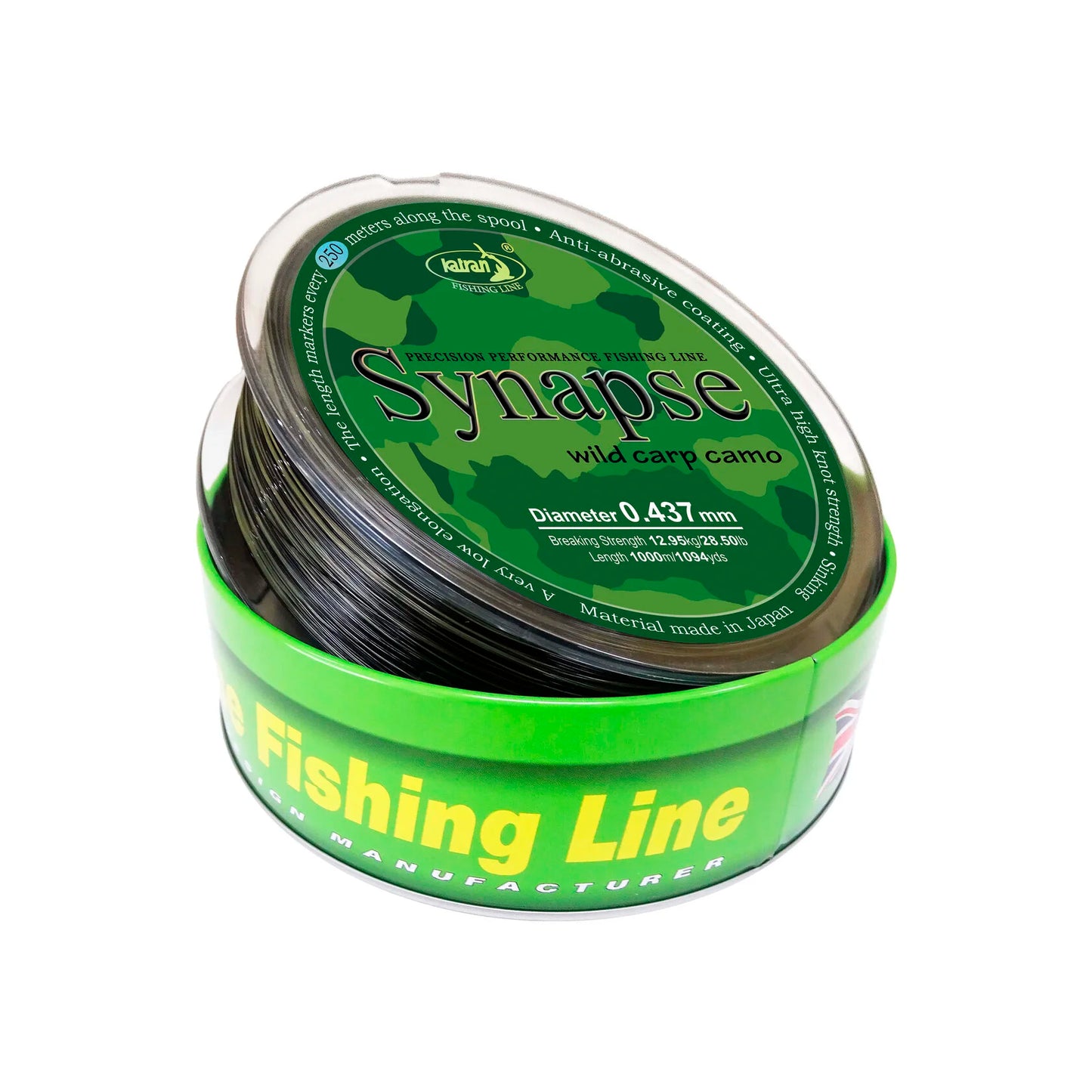 KATRAN KATRAN Fishing Line SYNAPSE Wild Carp camo - Parkfield Angling Centre