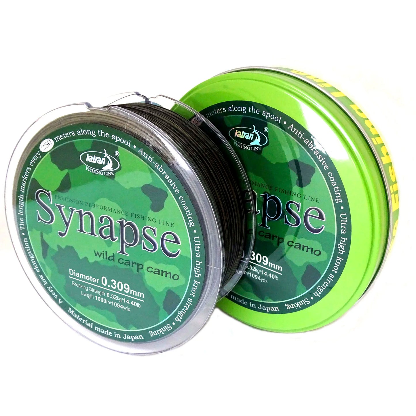 KATRAN KATRAN Fishing Line SYNAPSE Wild Carp camo - Parkfield Angling Centre