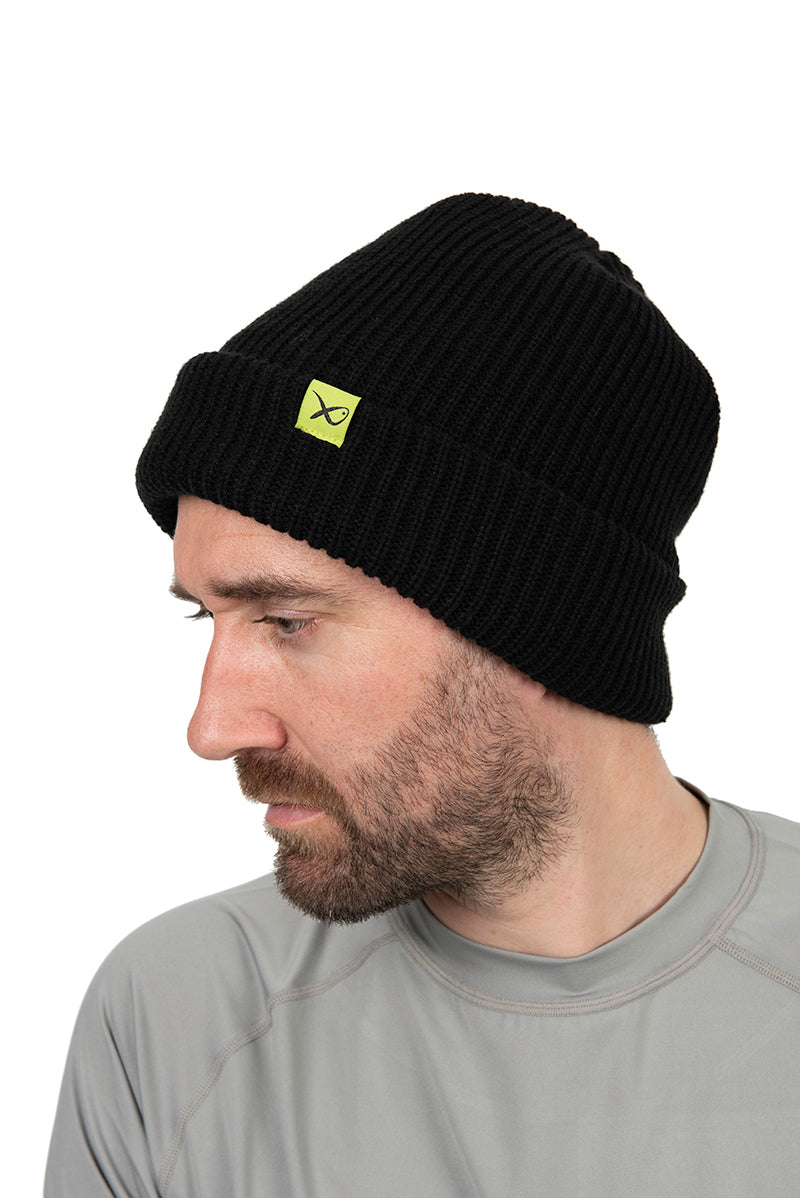 MATRIX MATRIX Thinsulate Beanie Hat - Black - Parkfield Angling Centre