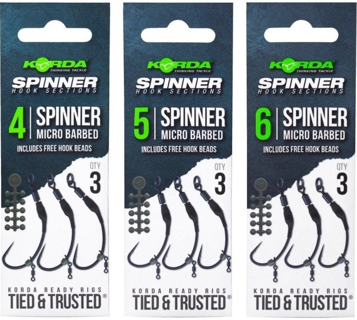 KORDA KORDA Spinner Hook Sections 4 - Parkfield Angling Centre