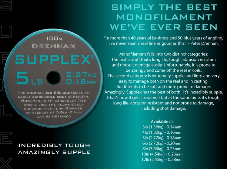 DRENNAN DRENNAN Supplex 100m - Parkfield Angling Centre