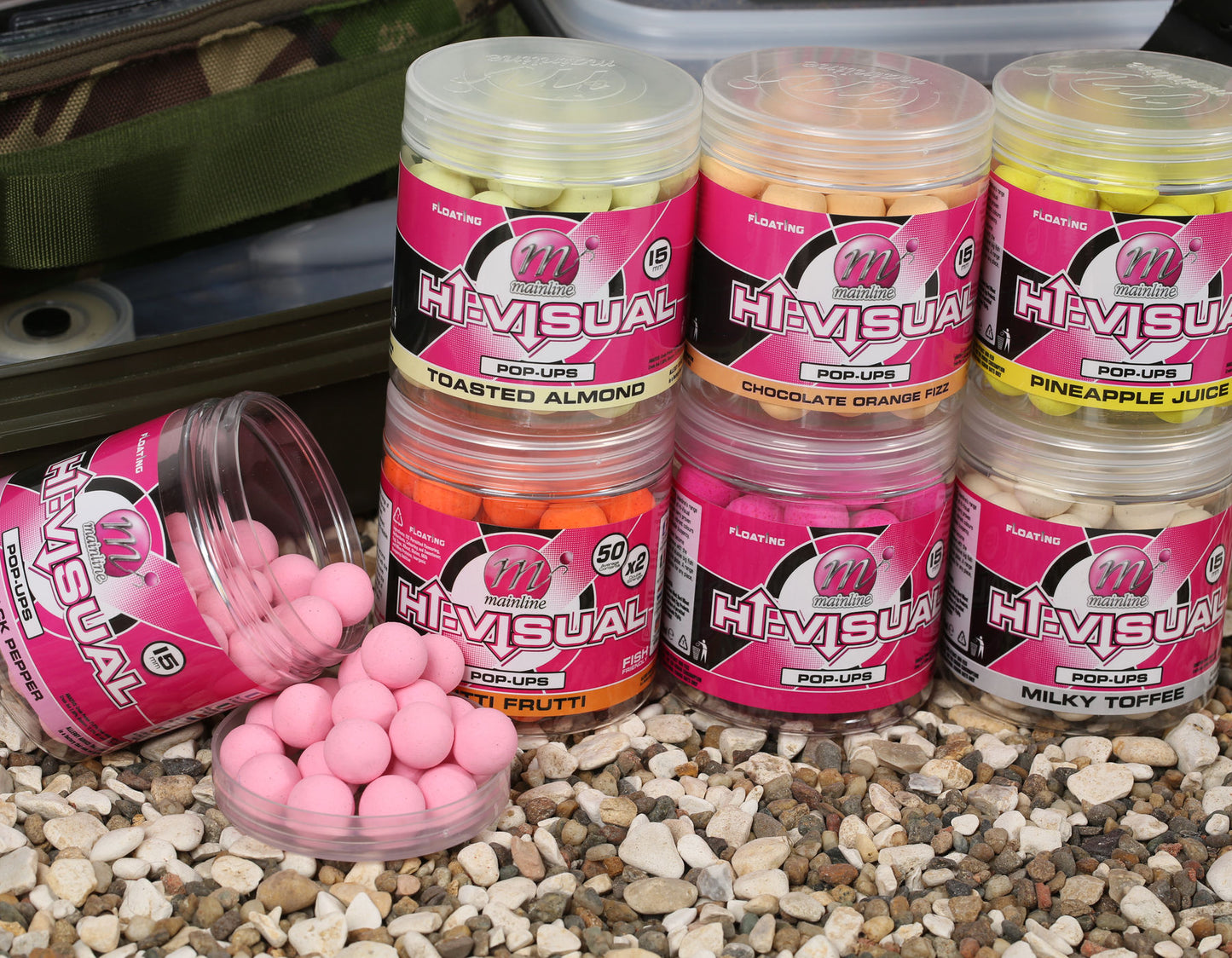 MAINLINE MAINLINE Hi Viz Pop Ups 15mm - Parkfield Angling Centre