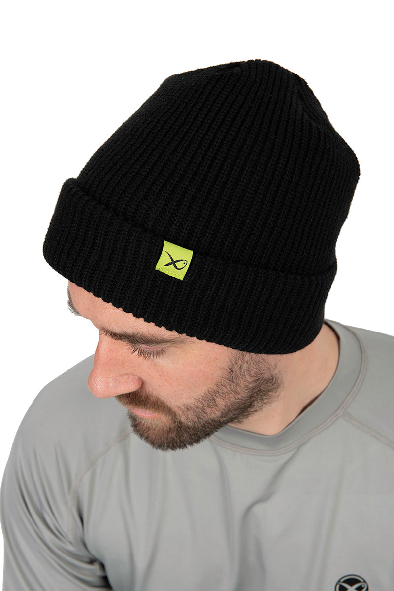 MATRIX MATRIX Thinsulate Beanie Hat - Black - Parkfield Angling Centre