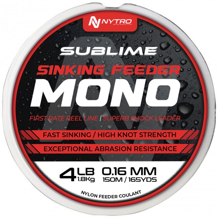 NYTRO NYTRO Sublime Sinking Feeder Mono - Parkfield Angling Centre