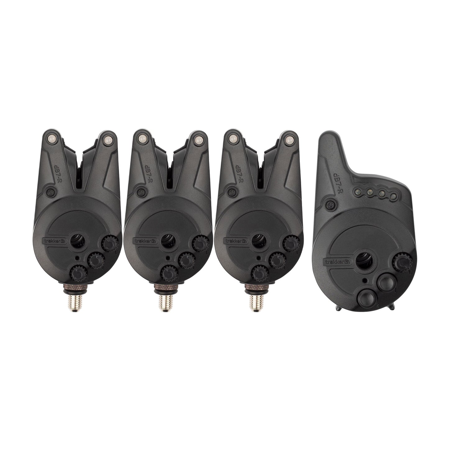 TRAKKER TRAKKER DB7-R 3 Rod Bite Alarm Set - Parkfield Angling Centre