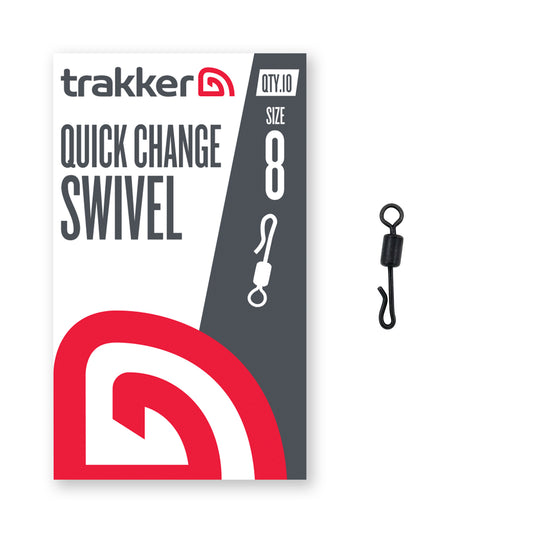TRAKKER TRAKKER Quick Change Swivel (Size 8)  - Parkfield Angling Centre