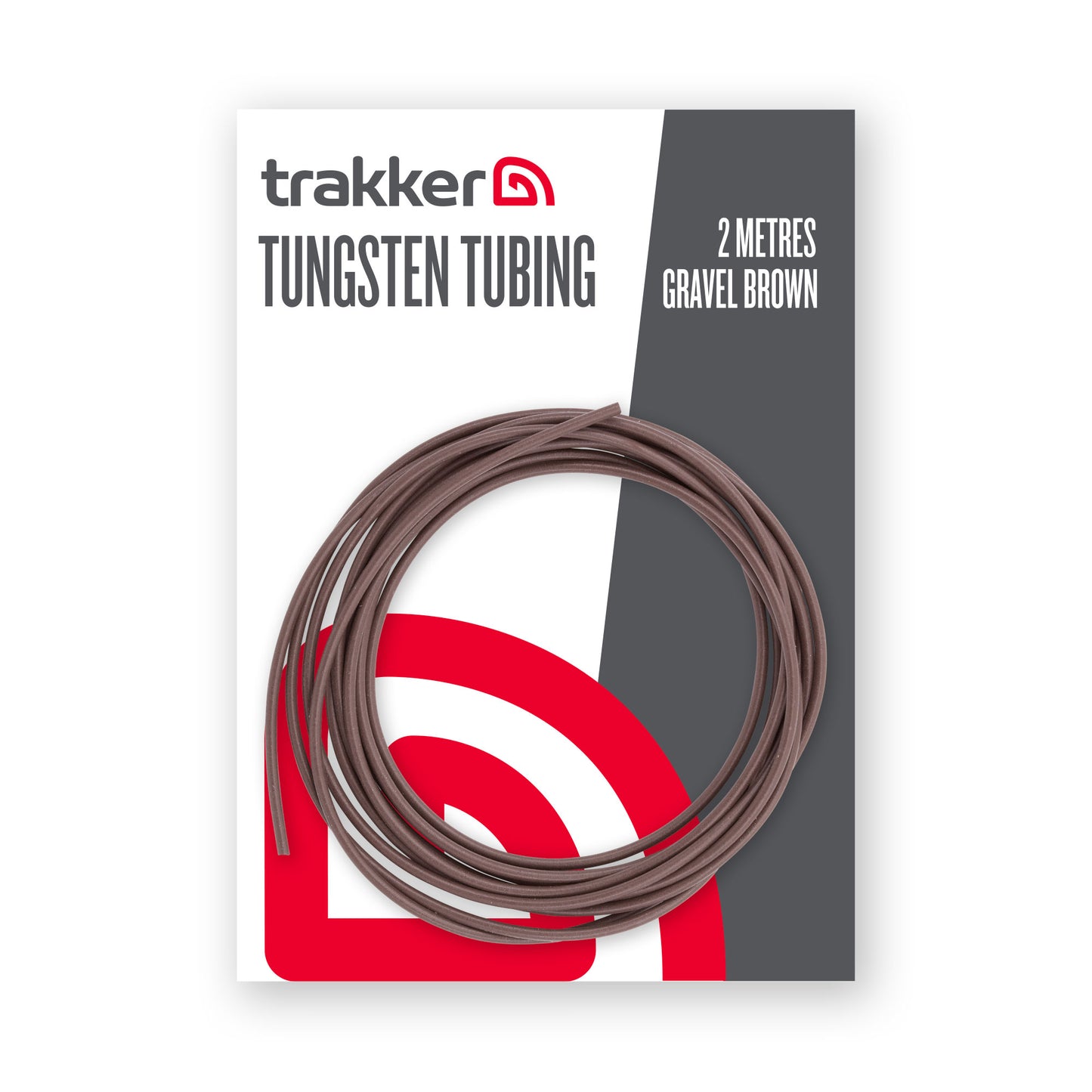 TRAKKER TRAKKER Tungsten Tubing (Gravel Brown)(2m) - Parkfield Angling Centre