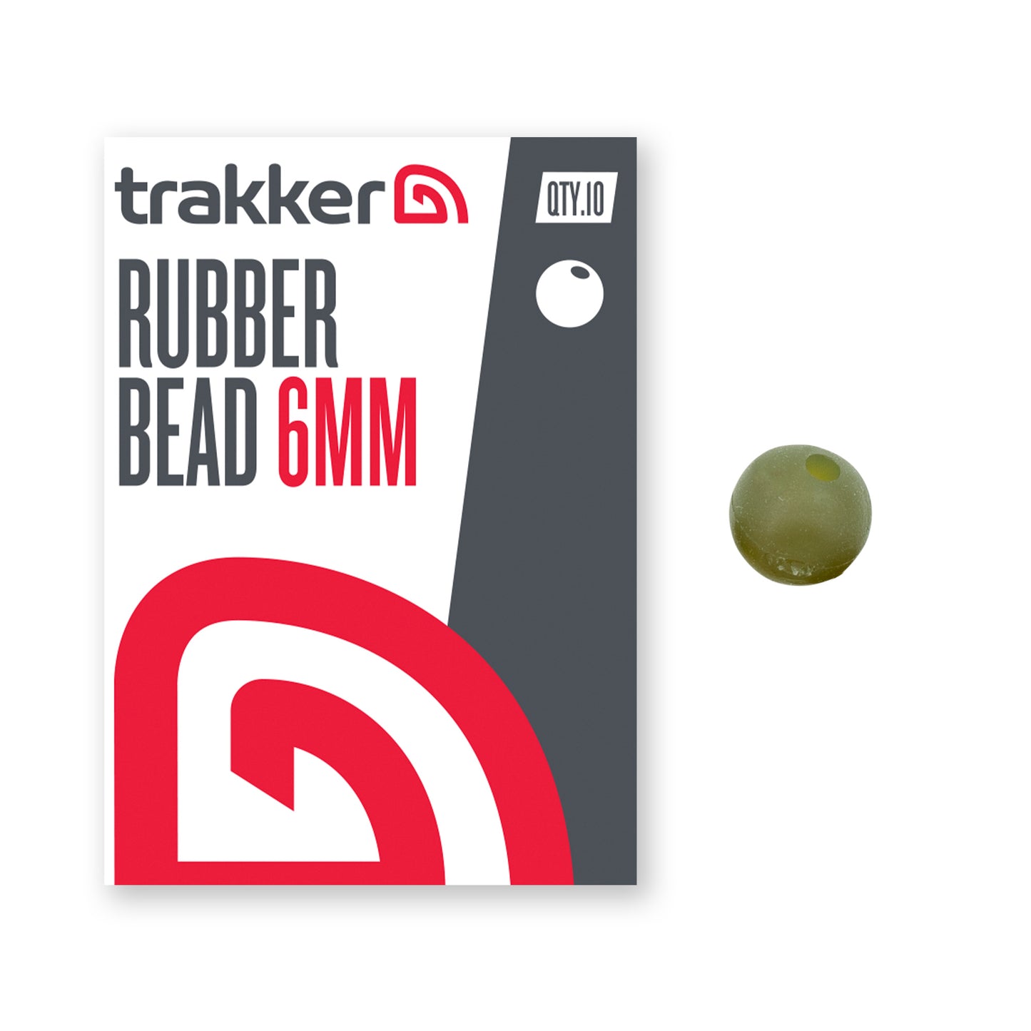 TRAKKER TRAKKER Rubber Bead (6mm) - Parkfield Angling Centre