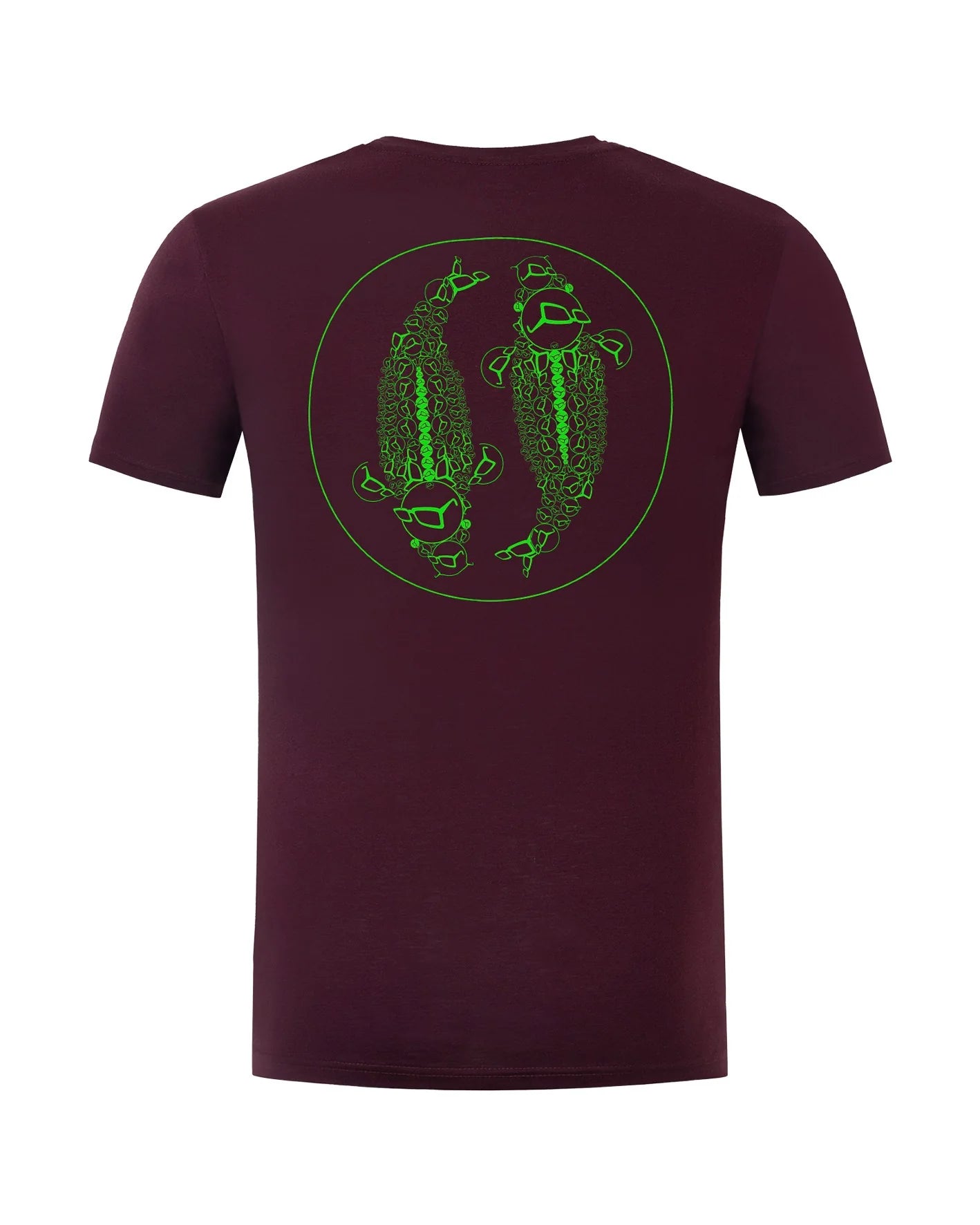 KORDA KORDA Mandala Tee | Burgundy - Parkfield Angling Centre