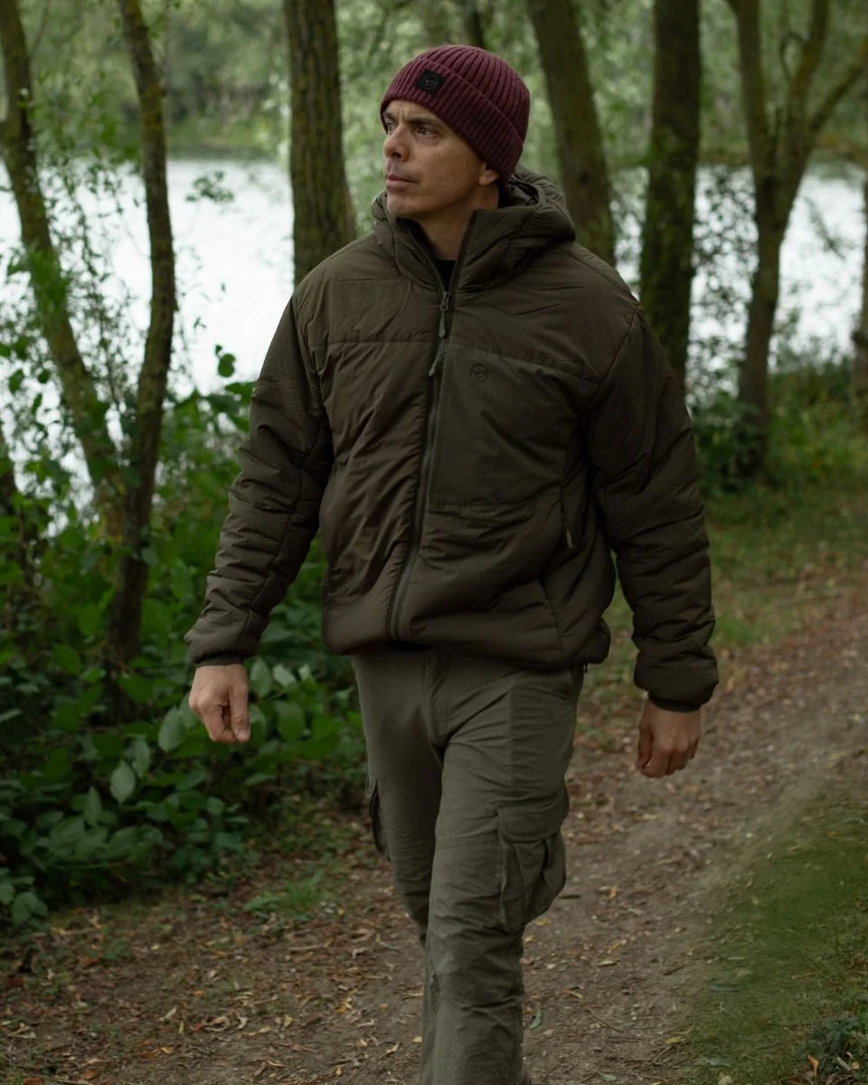 KORDA KORDA Insulated Hooded Jacket | Dark Olive - Parkfield Angling Centre