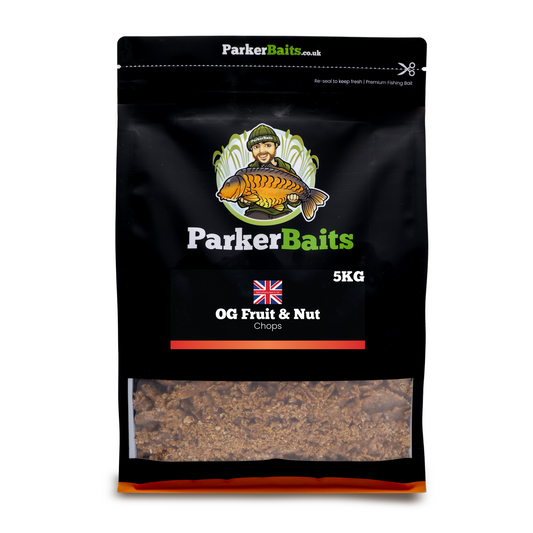 PARKER BAITS PARKER BAITS Shelf Life Chops - OG Fruit & Nut 5kg - Parkfield Angling Centre