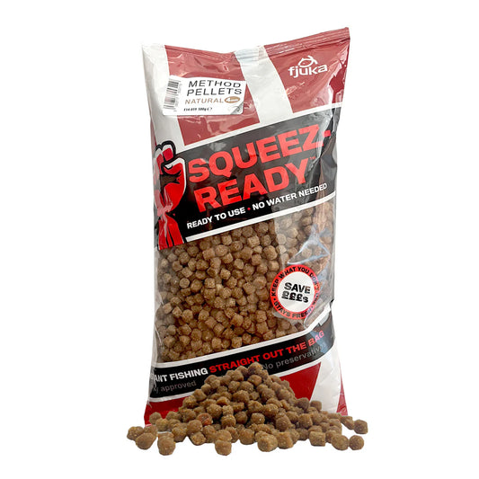 FJUKA BAITS FJUKA BAITS Squeez-Ready™ Method Pellets 4mm - Parkfield Angling Centre