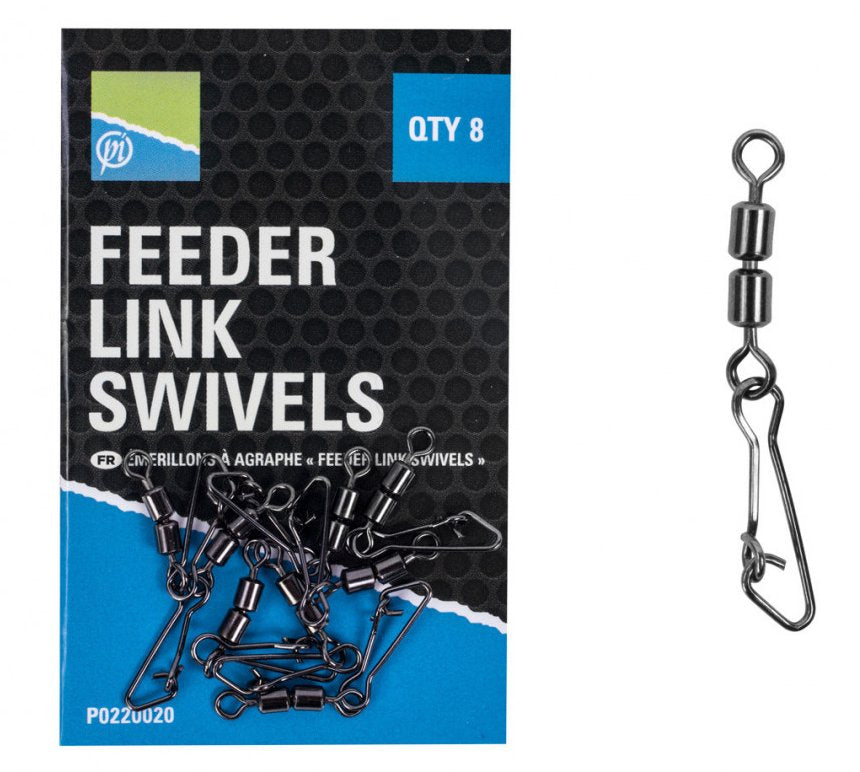 PRESTON PRESTON Double Feeder Link Swivels - Parkfield Angling Centre