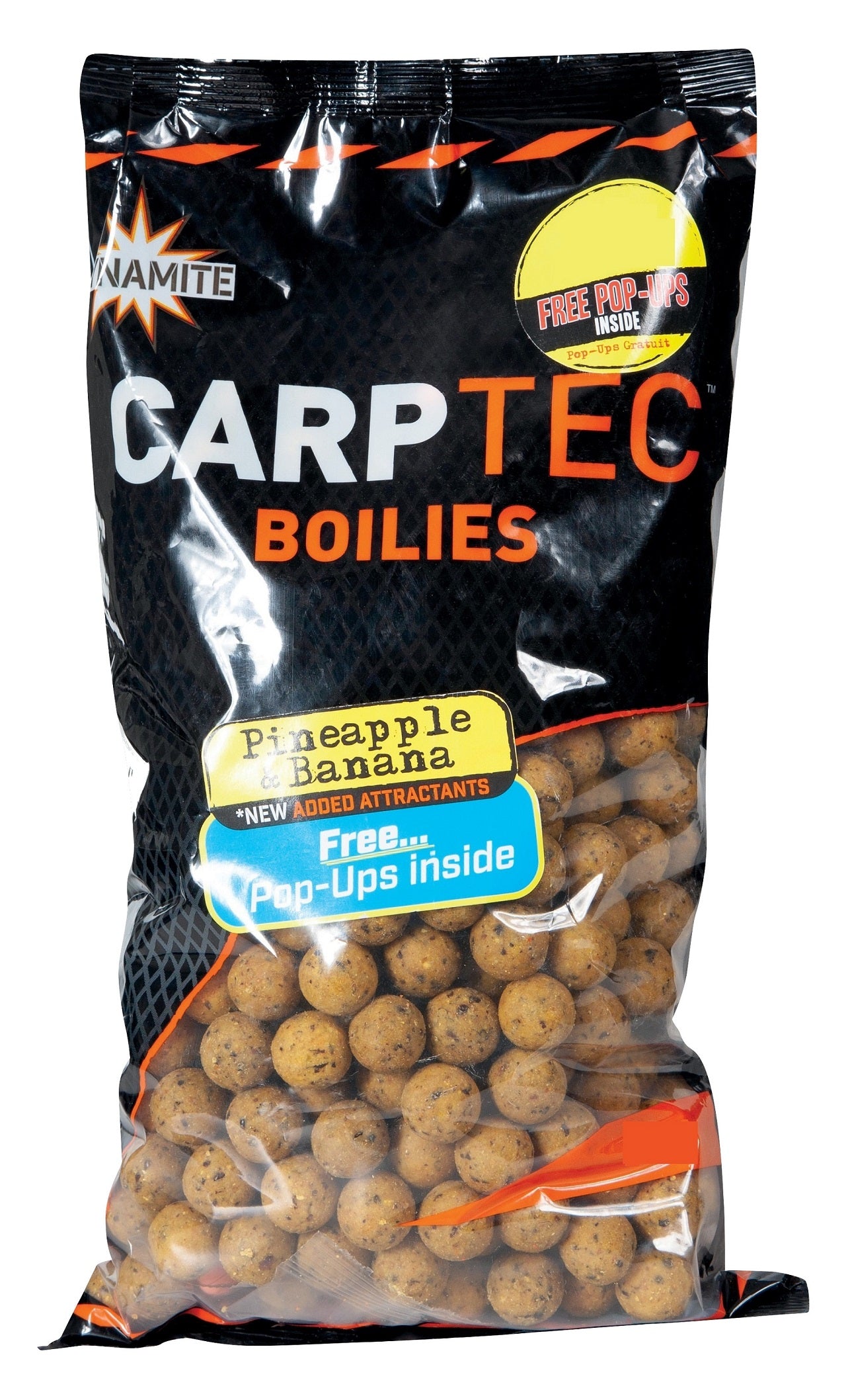 DYNAMITE DYNAMITE Carp-Tec Pineapple & Banana - 20mm Boilie 1.8kg - Parkfield Angling Centre