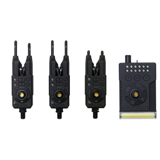 PROLOGIC PROLOGIC Fulcrum Rmx Pro Bite Alarm Presentation Set 3+1 Multi Colour  - Parkfield Angling Centre