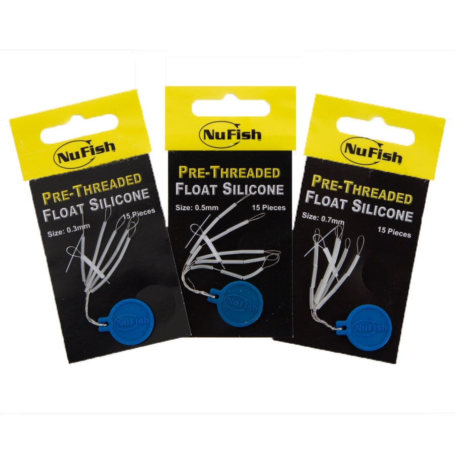 NUFISH NUFISH Pre-Threaded Float Silicone - Parkfield Angling Centre