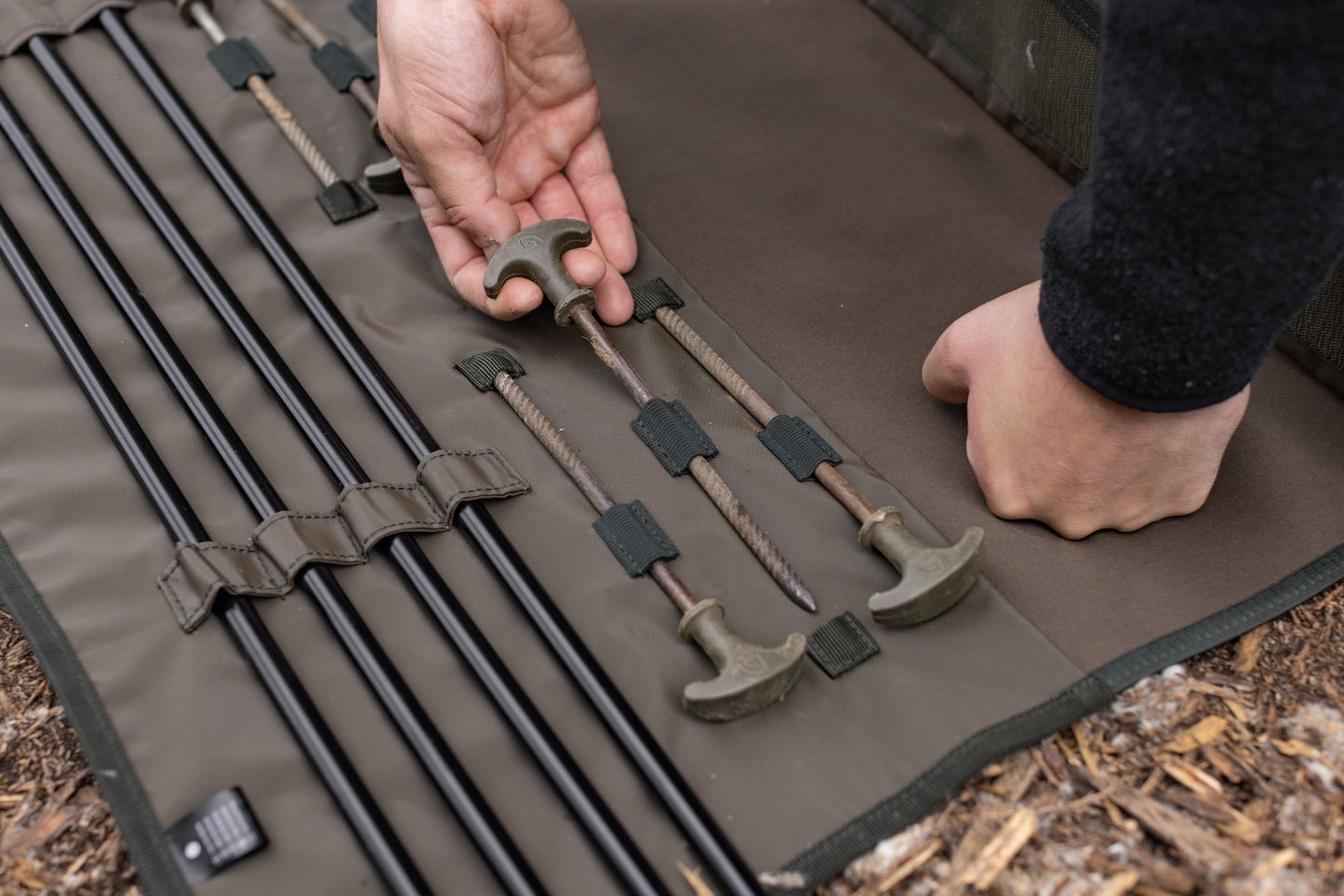 KORDA CARP PORTER Compac Brolly Wrap Dark Kamo - Parkfield Angling Centre