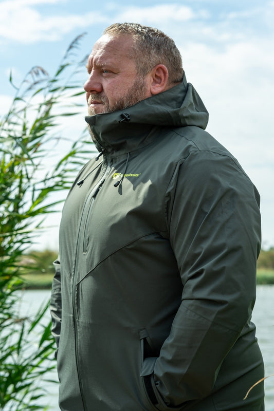 RIDGEMONKEY RIDGEMONKEY APEarel ThermaPro Waterproof Shell Coat Green - Parkfield Angling Centre