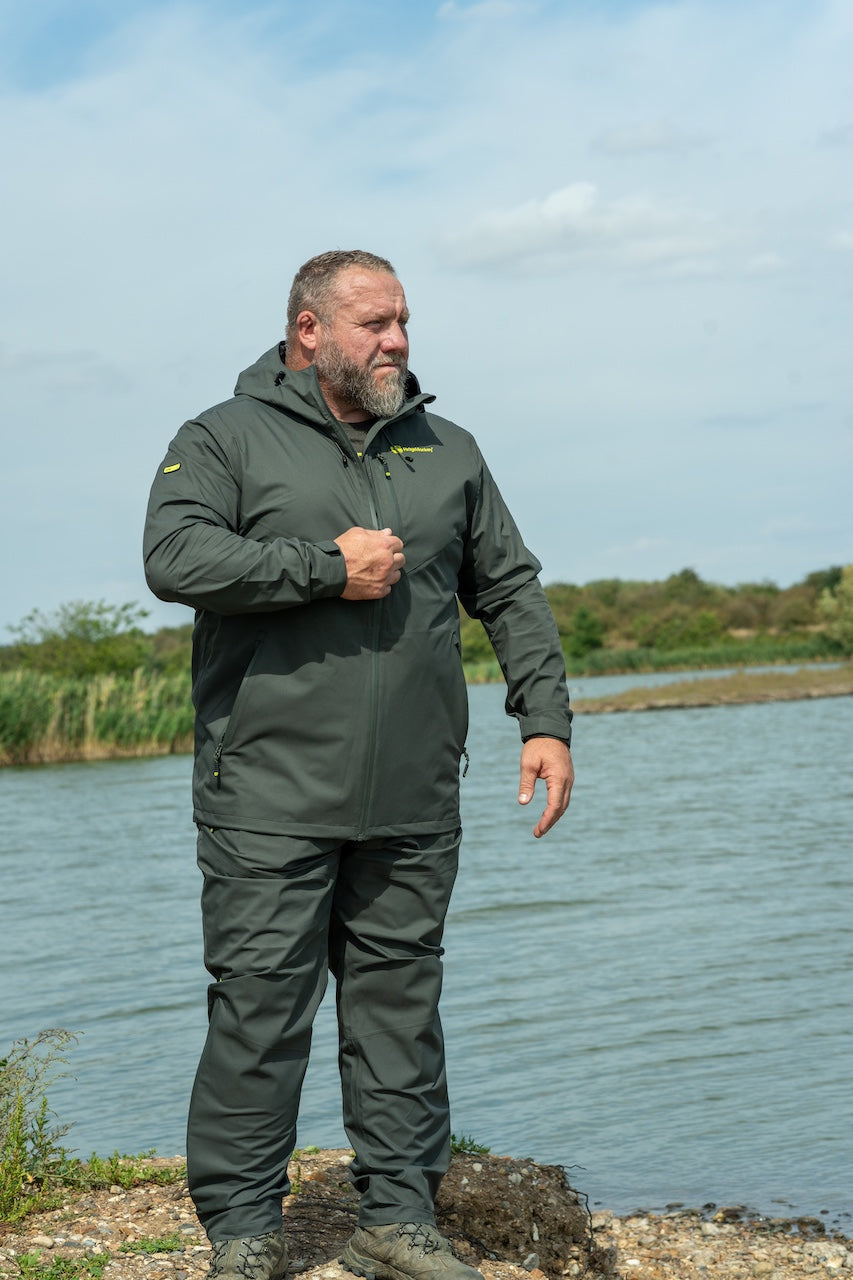 RIDGEMONKEY RIDGEMONKEY APEarel ThermaPro Waterproof Shell Coat Green - Parkfield Angling Centre