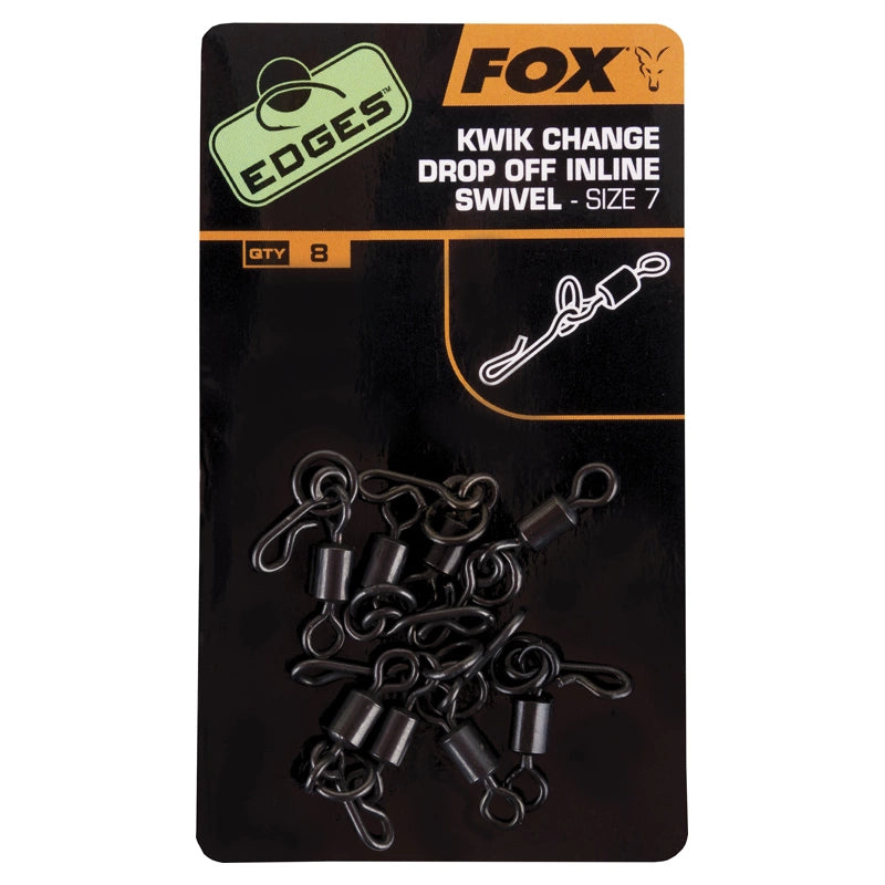 FOX FOX Edges Ring / kwik connector combo swivel size 7 x 8 - Parkfield Angling Centre