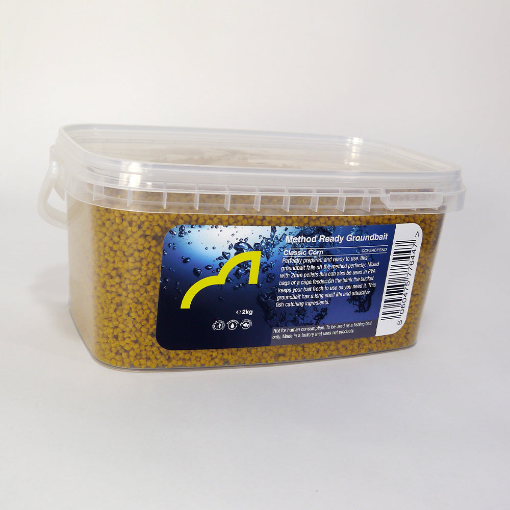 SPOTTED FIN SPOTTED FIN Ready Method Pellets 2Mm SPOTTED FIN Classic Corn Method Ready Pellets 2Mm - Parkfield Angling Centre