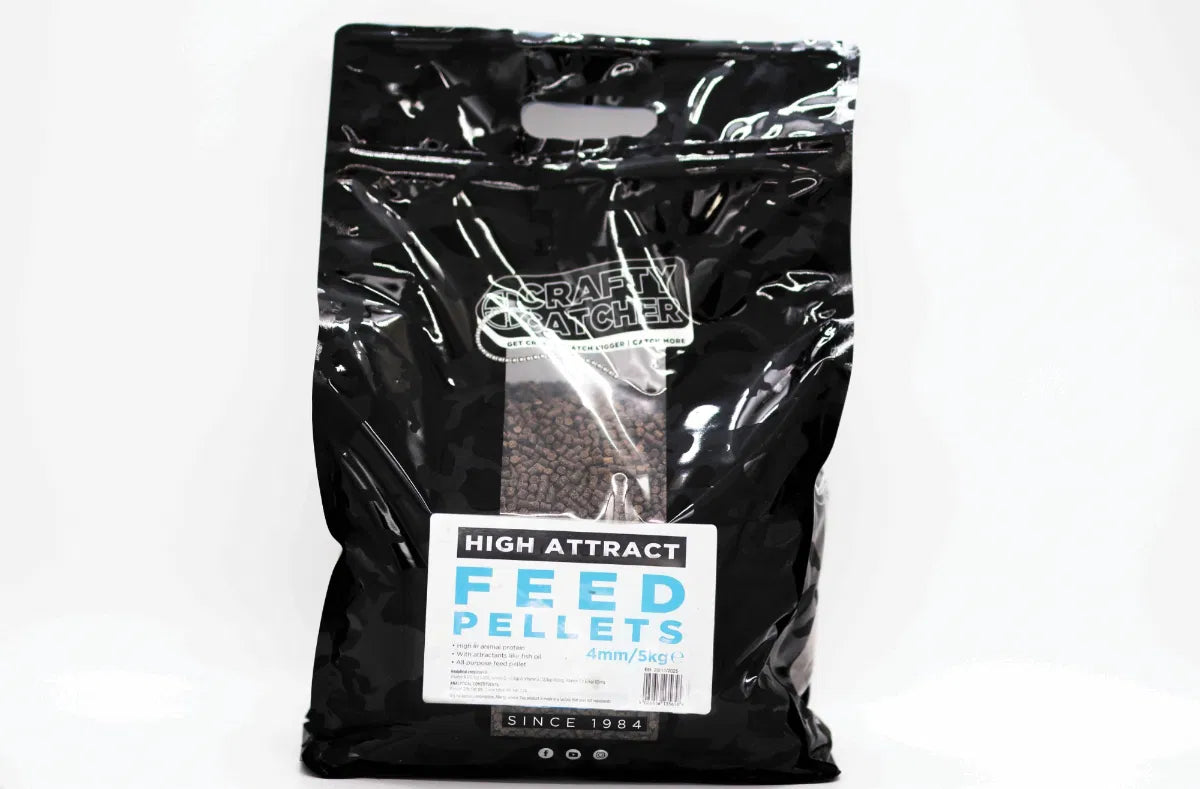 CRAFTY CATCHER CRAFTY CATCHER High Attract Feed Pellet 5kg - Parkfield Angling Centre