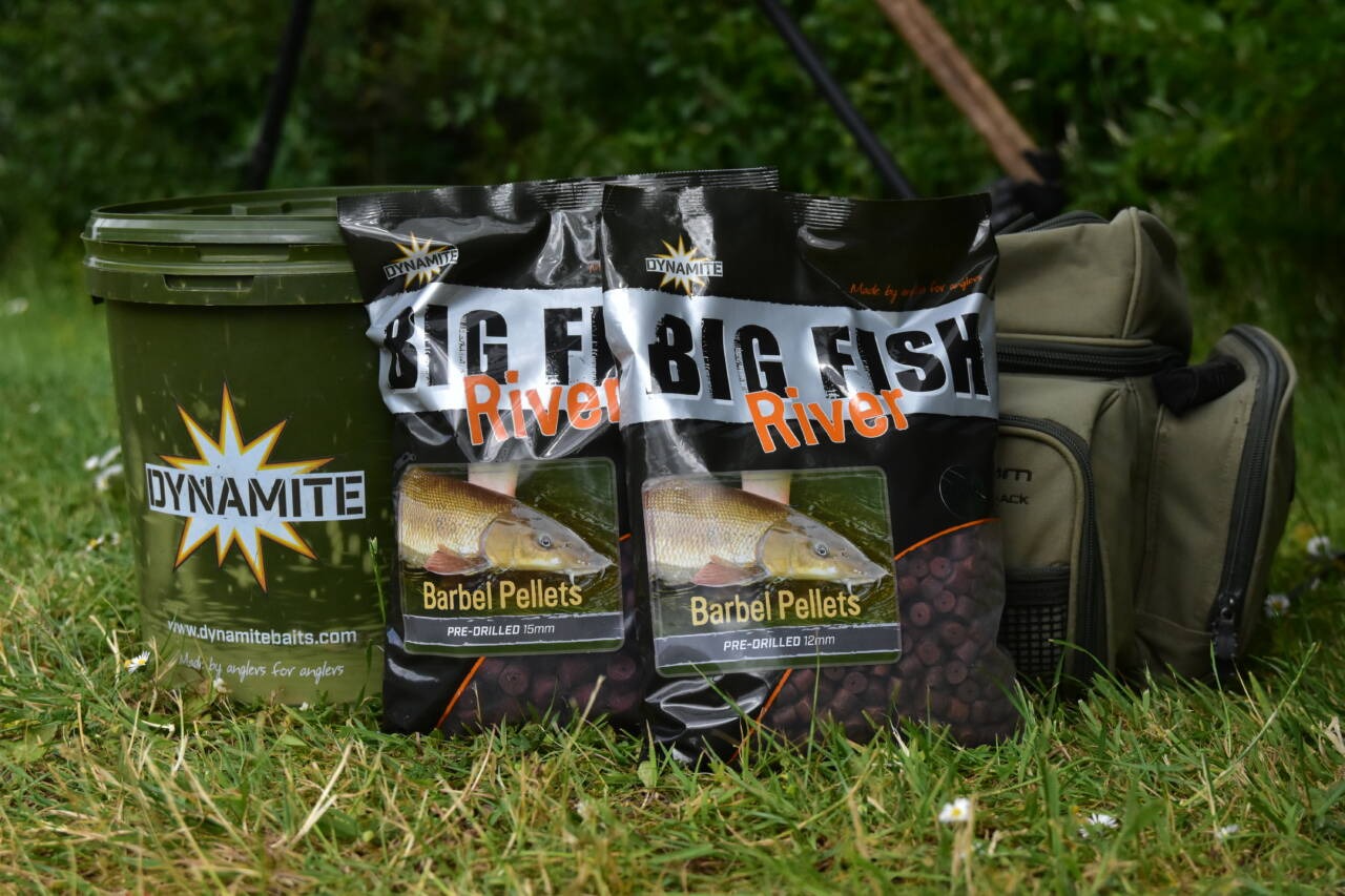 DYNAMITE DYNAMITE Big Fish River Barbel Pellets 1.8kg - Parkfield Angling Centre