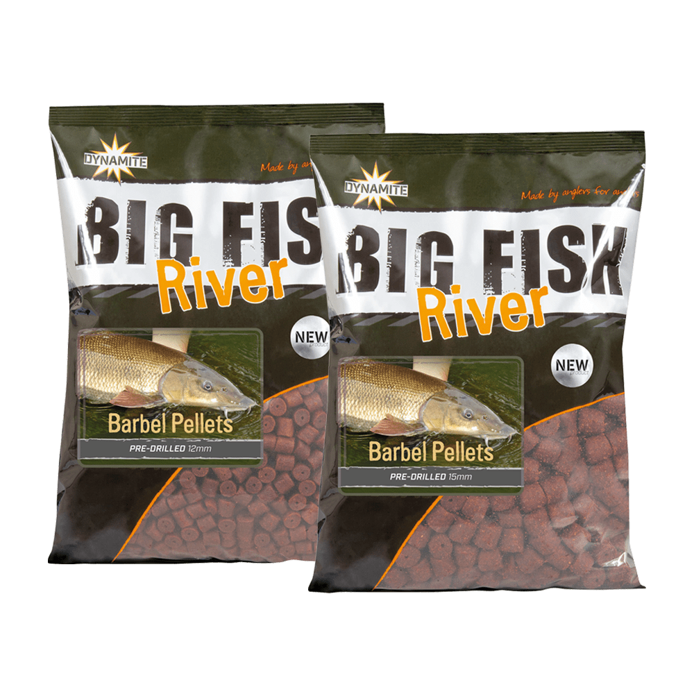 DYNAMITE DYNAMITE Big Fish River Barbel Pellets 1.8kg - Parkfield Angling Centre