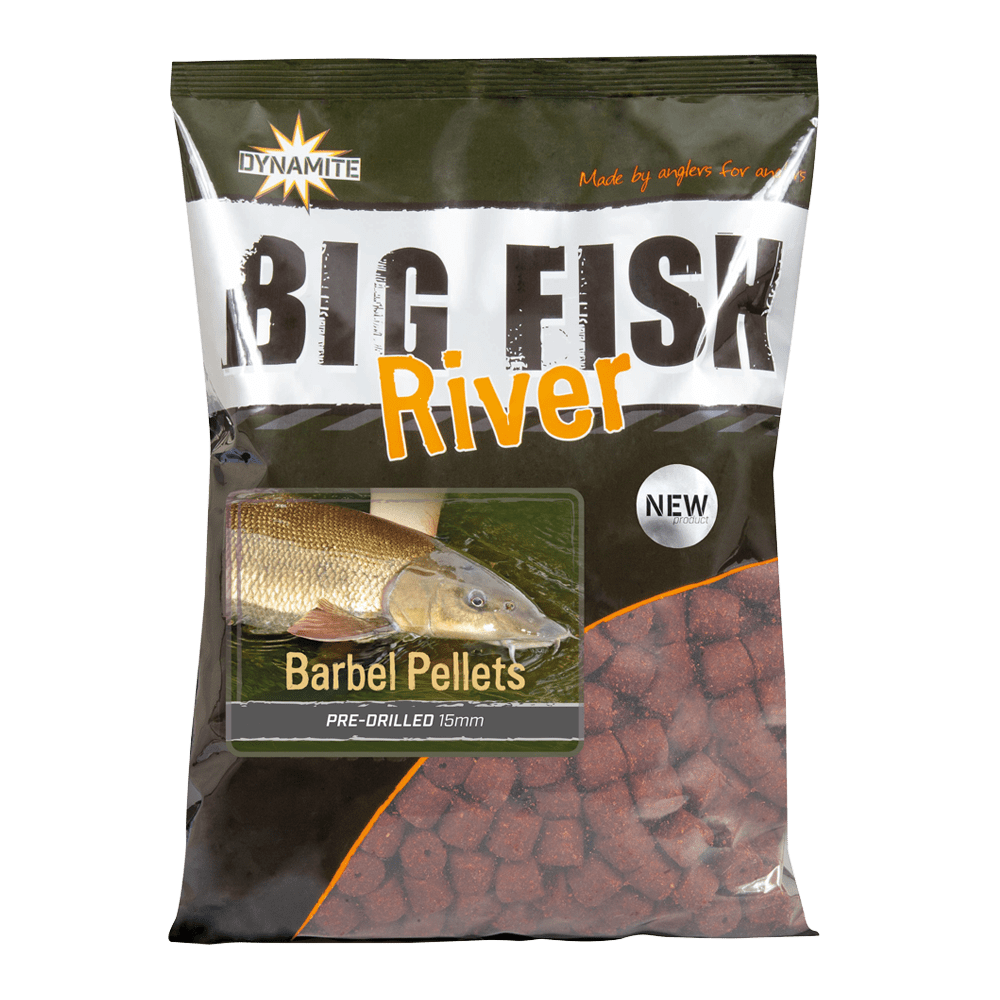 DYNAMITE DYNAMITE Big Fish River Barbel Pellets 1.8kg - Parkfield Angling Centre