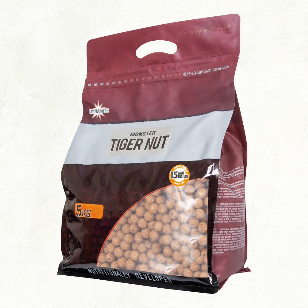 DYNAMITE DYNAMITE Tigernut 15mm Boilie 5kg - Parkfield Angling Centre