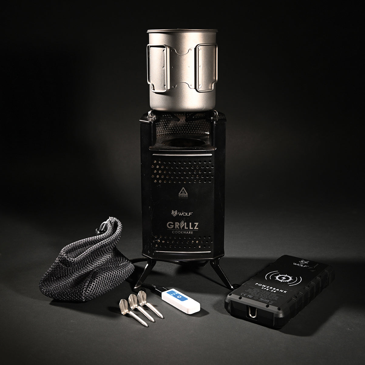WOLF WOLF GRILLZ Biomaster Stove Inc EVA Case - Parkfield Angling Centre