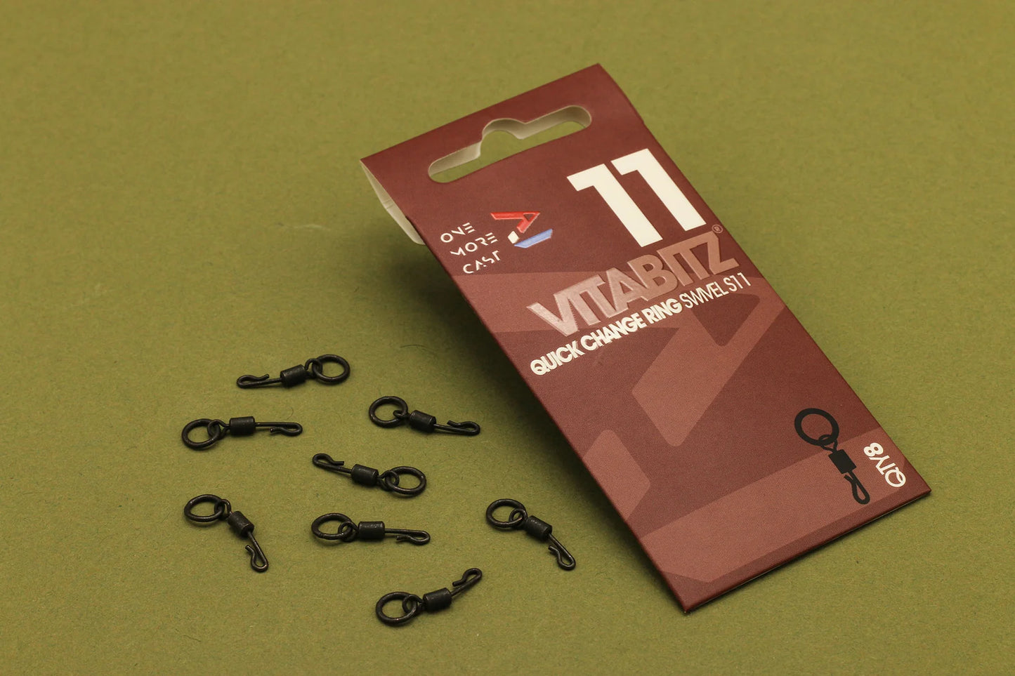 OMC OMC Vitabitz Quick Change Ring Swivel - Parkfield Angling Centre
