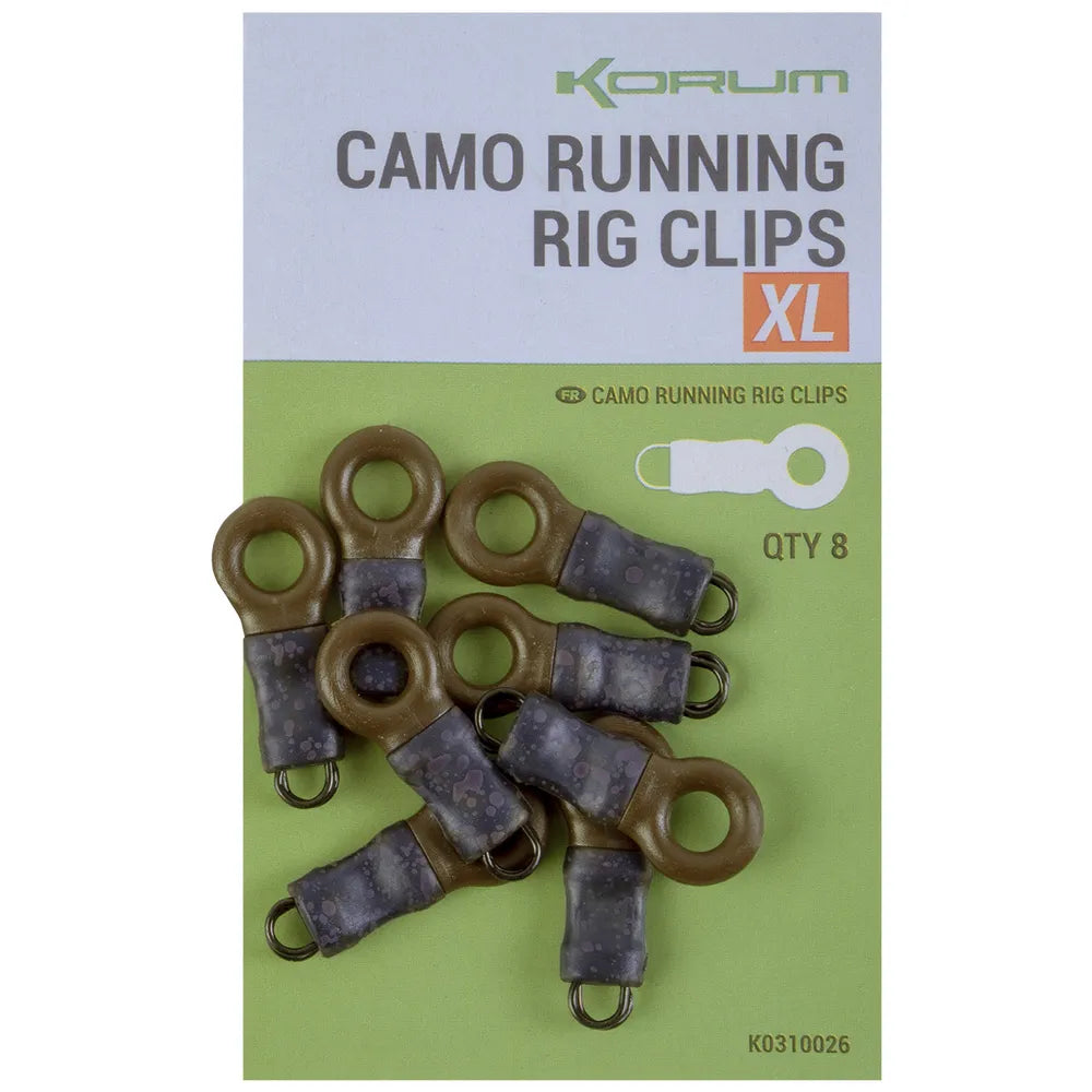 KORUM KORUM Camo Running Rig Clips - Parkfield Angling Centre
