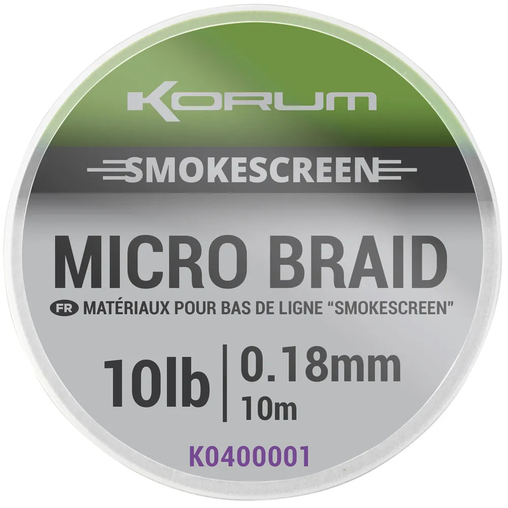 KORUM KORUM Smokescreen Micro Braid - Parkfield Angling Centre