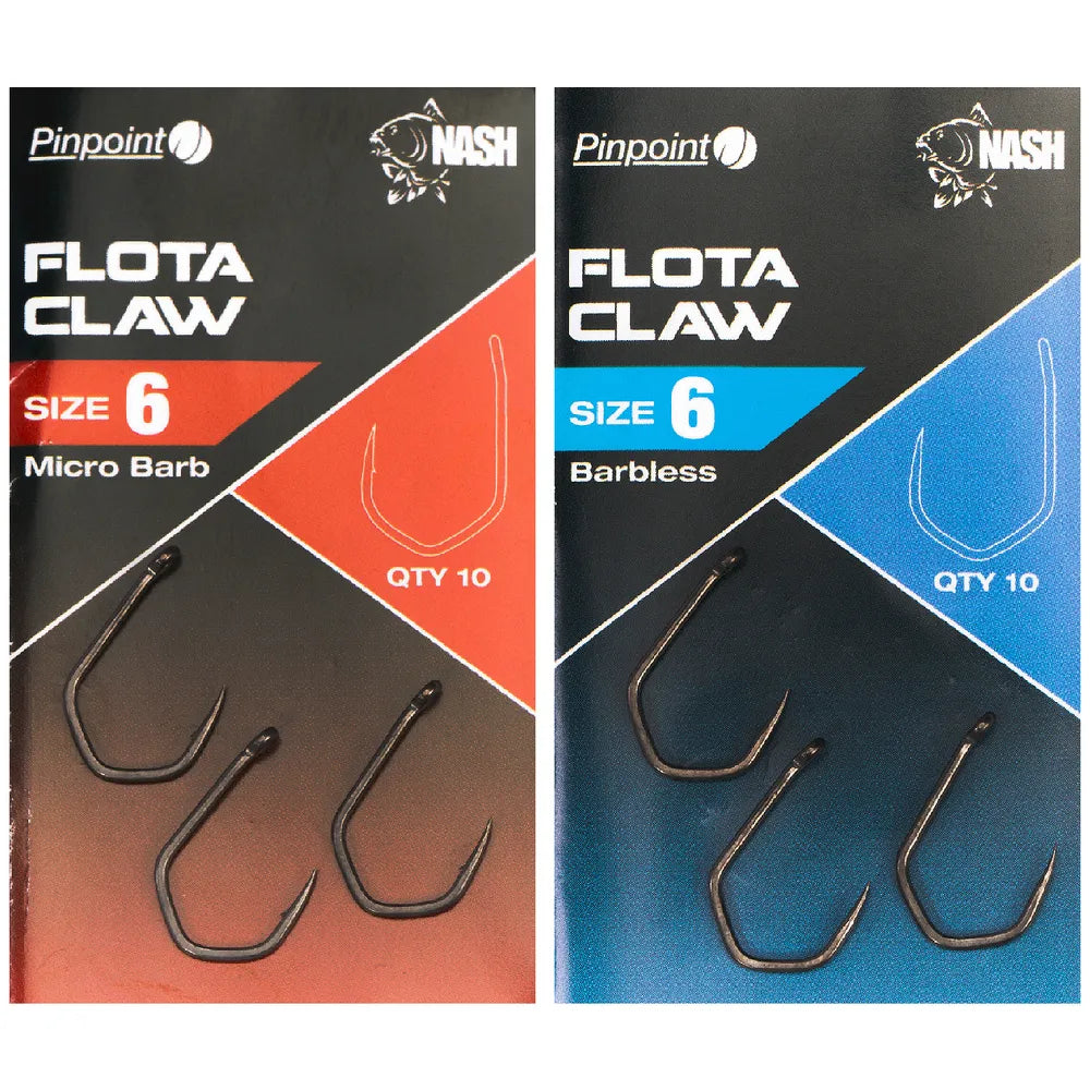 NASH NASH Flota Claw Size 10 Barbless - Parkfield Angling Centre