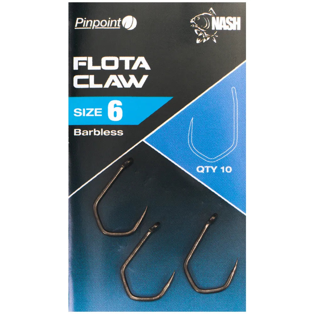 NASH NASH Flota Claw Size 10 Barbless - Parkfield Angling Centre