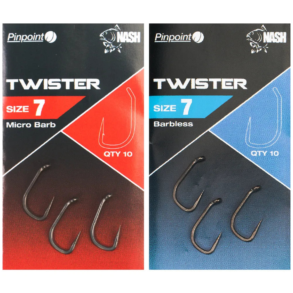 NASH NASH Twister Hooks - Parkfield Angling Centre