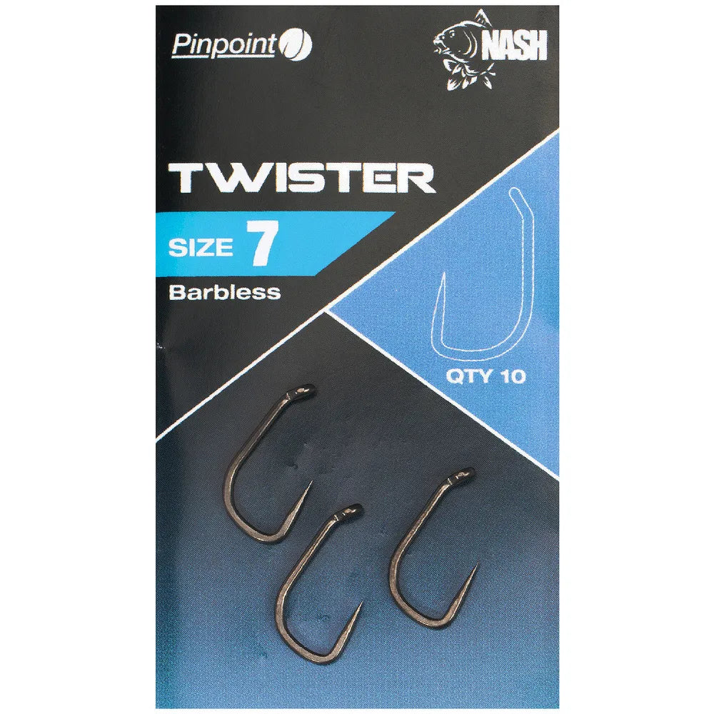 NASH NASH Twister Hooks - Parkfield Angling Centre