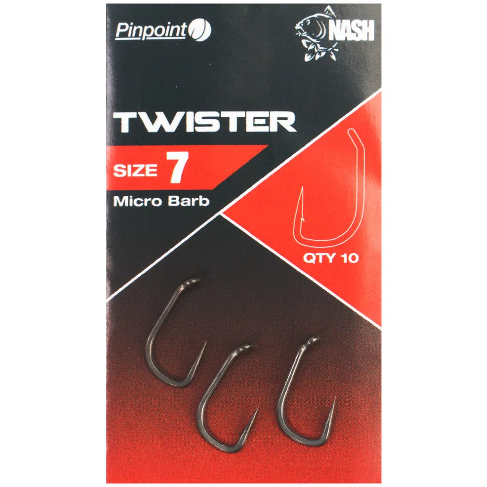 NASH NASH Twister Hooks - Parkfield Angling Centre