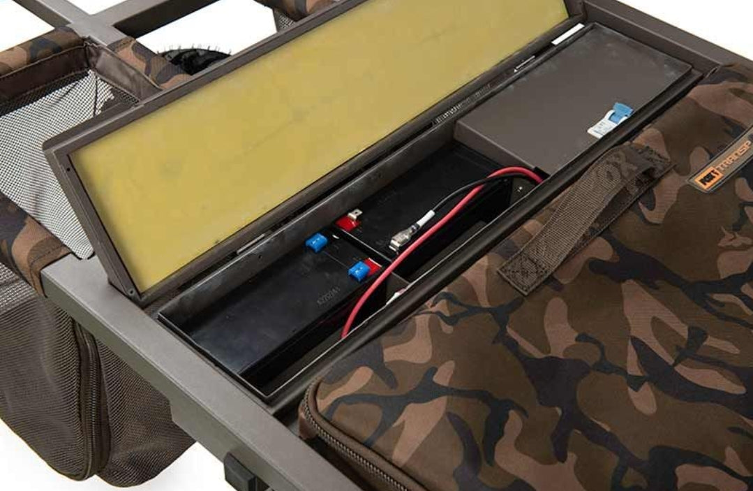 FOX FOX Transporter 24v Power Plus Barrow (including 2 x 9Ah 12v batteries and charger) - Parkfield Angling Centre