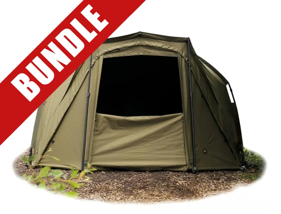 Parkfield Angling Centre CARP SPIRIT Bundle - Magnum 100 Bivvy with Zip In Mozzi Mesh - Parkfield Angling Centre