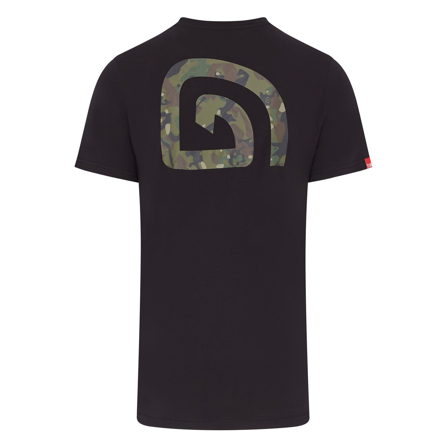 TRAKKER TRAKKER CR Logo T-Shirt Black Camo - Parkfield Angling Centre