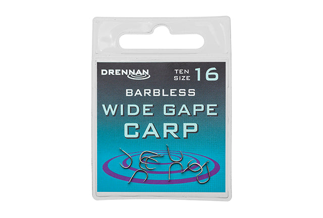 DRENNAN DRENNAN Barbless Wide Gape Carp - Parkfield Angling Centre