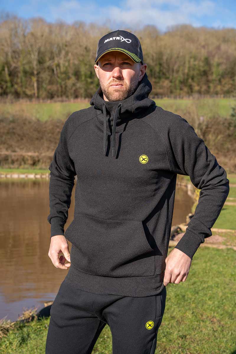 MATRIX MATRIX Black Marl Hoody - Parkfield Angling Centre