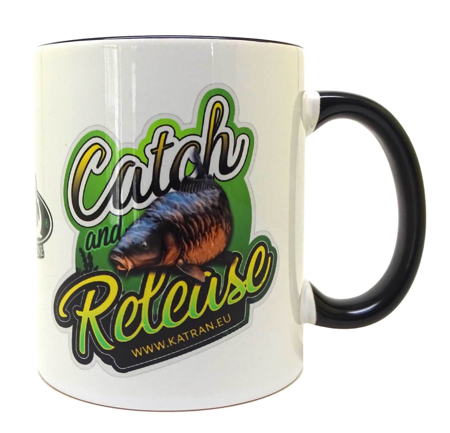 KATRAN KATRAN Mug Katran (white with black handle) - Parkfield Angling Centre