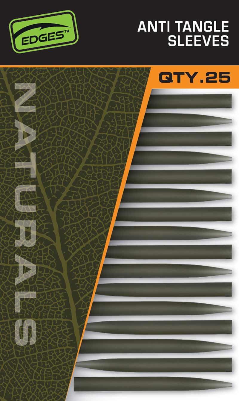 FOX FOX Naturals Size Anti Tangle Sleeves x 25 - Parkfield Angling Centre