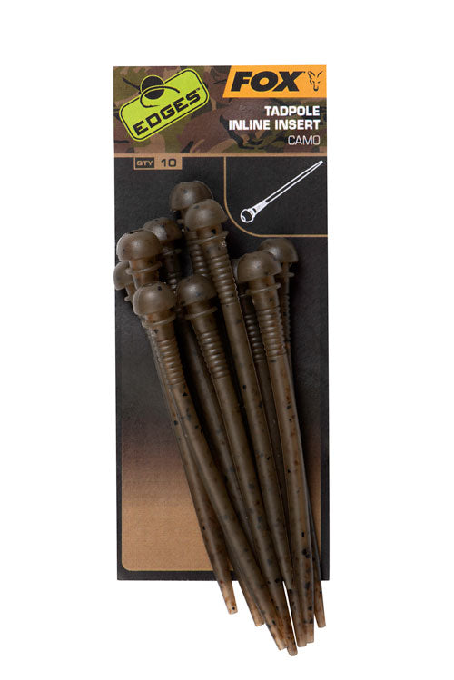 FOX FOX Edges Camo Tadpole Inline Insert x 10 - Parkfield Angling Centre