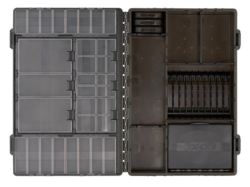 FOX FOX EDGES "loaded" medium tackle box  - Parkfield Angling Centre