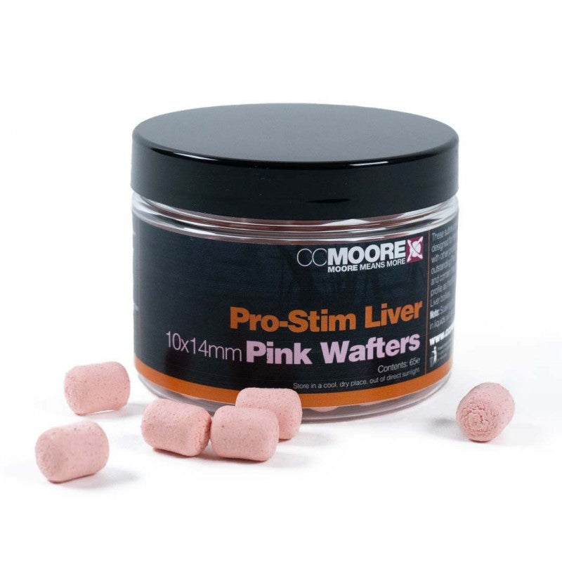 CC MOORE CC MOORE Pro-Stim Liver Dumbell Wafters 10x14mm (65) - Parkfield Angling Centre